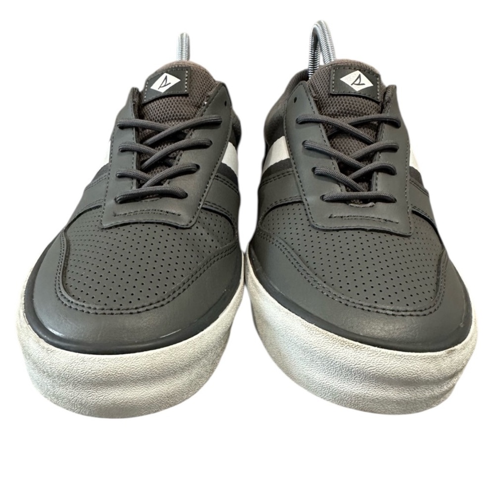 Men’s SPERRY Halyard Retro Lace Up Gray Sneakers Size 10. - Picture 2 of 9
